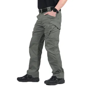 Pantalones de hombre City Tactical Mens Multi bolsillos Cargo Militar Combate Algodón Caqui Pantalón negro SWAT Ejército Pantalones casuales Pantalones de caminataMen's Men'sMe