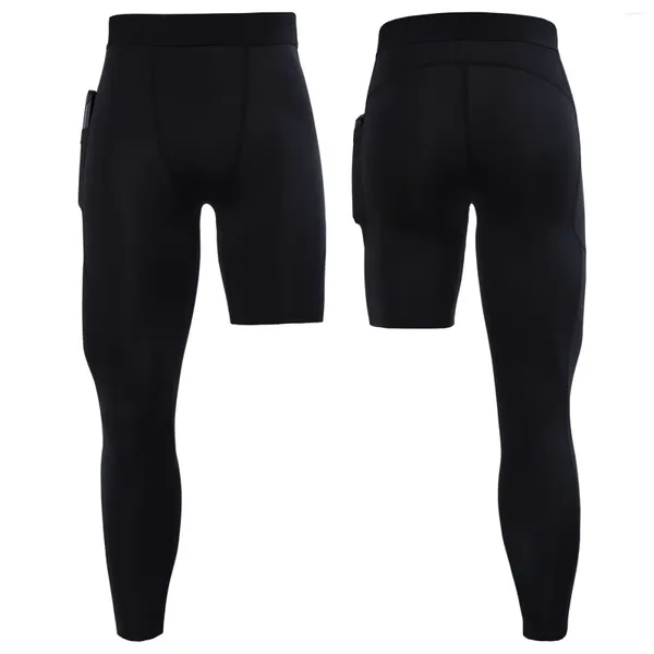 Pantalones de hombres clima365 hombres deportivos separados o invierno color sólido sólido leggings de secado rápido sudor