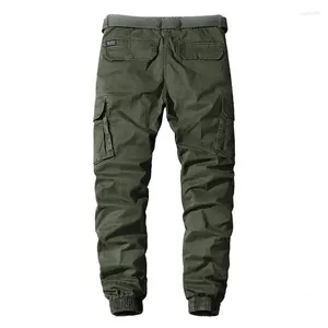 Pantalon masculin Cargo cargo hommes multi-poche joggers décontractés pantalon pour hommes zipper militaire pleine longueur