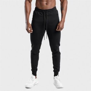 Pantalones de hombre Jogger de algodón Pantalones de otoño Sólidos Running Negro Workout247w
