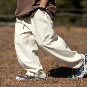 Pantalons pour hommes coton surdimensionné décontracté hommes japonais noir pantalon mâle kaki lâche coréen