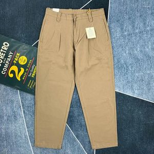 Herenbroek katoen stretch casual voor mannen lente zomer dunne ciyboy y2k stijl fit taps toelopende rechte broek hoogwaardige werkkleding