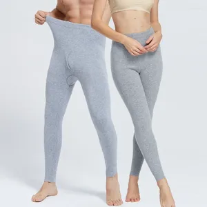 Herenbroeken Paar Mannen En Vrouwen 100 Puur Wollen Broek Zachte Nauwsluitende Warme Kasjmier Dunne Gebreide Slim Fit Legging