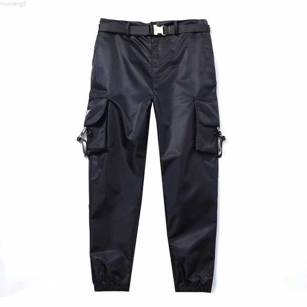 Pantalones para hombre, pantalones de lana con tecnología de pareja, material de nailon superior, pantalón deportivo de moda, cómodos, resistentes a las arrugas, corredores de hombre altamente elásticos