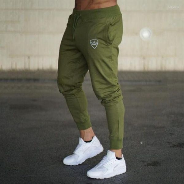 Pantalones de hombre Transfronterizo 2022 Primavera Moda Leggings Running Fitness Slim Fit Procesamiento personalizado para hombres