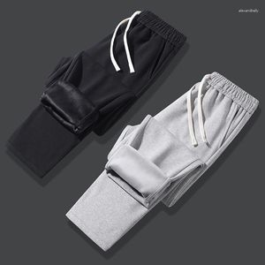 Pantalon pour hommes Cumukkiyp Marque de mode Épaissi Chaud Hiver Casual Coupe ample Pantalon de jogging à jambe droite