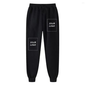 Pantalon homme sur mesure hommes polaire pantalons de survêtement noir et blanc gris bleu marine pantalon décontracté unisexe Hip Hop Streetwear Y2K