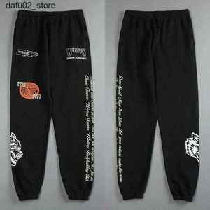 Herenbroek Darc Wolves Jogger Street Pants Casual Warm Oversize Pull Rope Baggy Jogger Us Oversize Pants Hip Hop Trousers 2024 Nieuwe Q240417