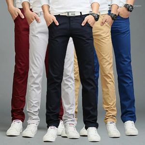 Pantalons pour hommes Design Casual Hommes Coton Printemps et été Slim Pantalon Pantalon droit Mode