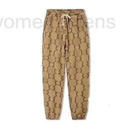 Diseñador de pantalones masculinos High End European y American Fashion Brand Vintage Jacquard Denim Cotton Unisex Leggings casuales, modernos Sports Harlan Pants XLJ9