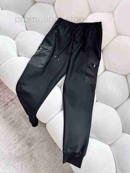 Pantalons pour hommes Designer Pantalons pour hommes de marque de haute qualité Design de couture de poche élégant Jogger noir Cargo Pantalon de luxe Top Designer 0DLZ