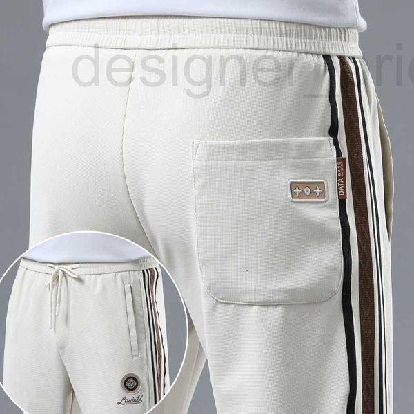 Pantalones para hombres Diseñador de lujo para hombres de lujo bordado de moda bordado de moda