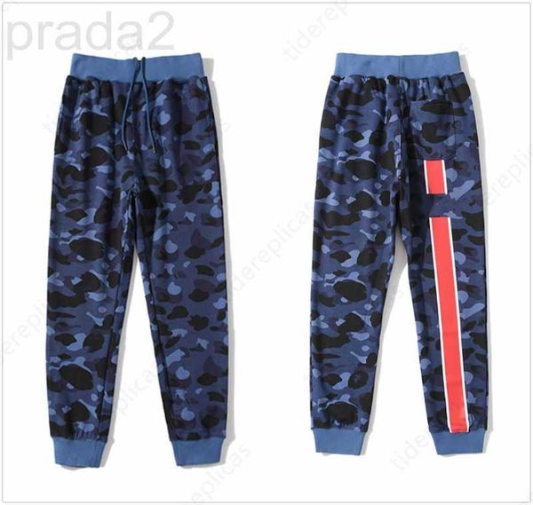 Pantalons pour hommes pantalons de créateurs imprimés Camo Pantalons décontractés cargo Pantalon de survêtement de sport sweat jogging surdimensionné fi mens singes Série Luminous noir NQHT