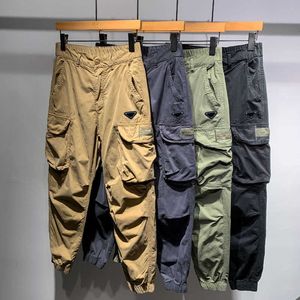 Herenbroeken Designer Sport American Minimalist Outdoor Casual Workwear Pants voor heren herfst en winter nieuwe multi pocket leggings bijgesneden trend 3d0m