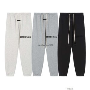 Pantalones para hombres Diseñadores Pantalón casual Pantalones para hombre Pantalones de chándal Nieblas Hilo doble Ess Temporada Letra Flocado Impresión High Street Tendencia para mujer Versátil Leggin BHR3