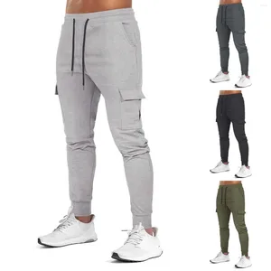 Pantalones para hombres Pantalones de chándal con cordón para correr Alto confort Pierna pequeña Casual Gran brillo alto Mujer