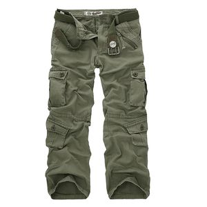 Pantalons pour hommes Drop Cotton Cargo Pants Men Military Style Tactical Workout Straight Men Pantalons Casual Camouflage Man Pants 221010