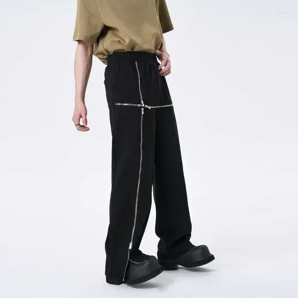 Pantalones para hombres E04362 Moda 2023 Runway Diseño europeo de lujo Ropa de estilo de fiesta