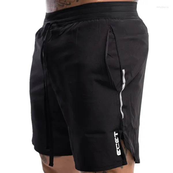 Pantalons pour hommes ECHT Marque Hommes Fitness Bodybuilding Gyms Shorts d'entraînement Homme Été Mâle Respirant Séchage rapide Sportswear Jogger Beach Short