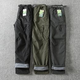 Le pantalon masculin exporté vers l'Allemagne à l'épreuve du vent et à l'extérieur imperméable pour les hommes Four saisons décontractées avec plusieurs poches