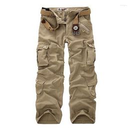 Pantalones para hombres Ventas directas de fábrica Europa y América Venta de monos de algodón de camuflaje al aire libre con múltiples bolsillos Largos Tallas grandes
