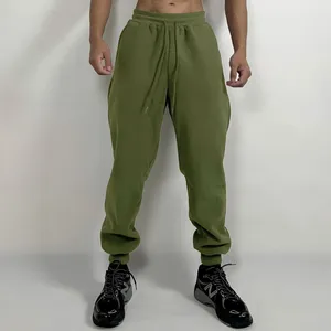 Pantalons pour hommes automne hiver sport décontracté tendance de la rue lâche grande taille cordon élastique pantalons de survêtement musculaire