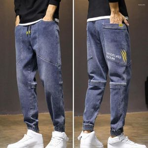 Pantalons pour hommes Fashion Casual Jeans Comfy Men Mid-Rise Hip Hop Harem Jogging Polyvalent