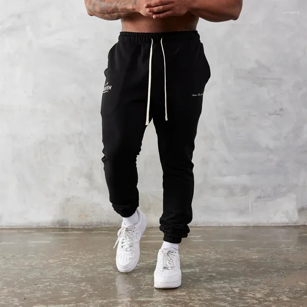 Pantalons pour hommes Vêtements de mode Pantalons de survêtement Coton imprimé Lâche Casual Jogger Gym Running Training Bodybuilding Stretch