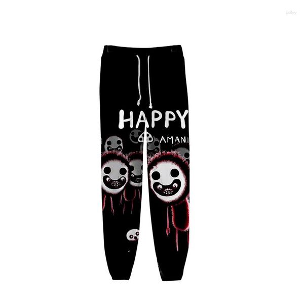 Pantalones de hombre moda Harajuku juego feliz 3d estampado Jogger Harem pantalón traje Casual deportes hombres mujeres largo suelto chico chica pantalón Fitness