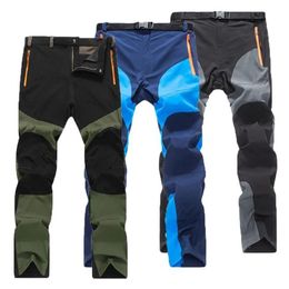 Pantalons pour hommes Mode Hommes Pantalons Bright Cool Séchage rapide Gym Personnalité Tactique Cargo Randonnée Ski Escalade Combat Travail C287F