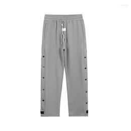 Pantalons pour hommes Mode de Dieu Coopération Qualité 1: 1 Hommes Hip Hop Style Streetwear Botton Pantalon de survêtement Stretch Cordon