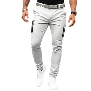 Pantalon chino extensible coupe slim pour homme, confortable et respirant, parfait pour les activités sportives quotidiennes