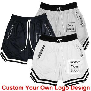 Herenbroeken modieuze heren basketbal shorts elastisch touw mesh zakken casual gewone sport aangepaste broek Q240429
