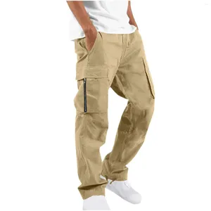 Pantalon masculin à la mode droite sport antivol antivol