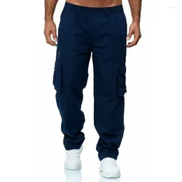 Pantalon pour hommes Fitness Casual Pocket Pocket Loose Light Jambe Works for Activities Outdoor