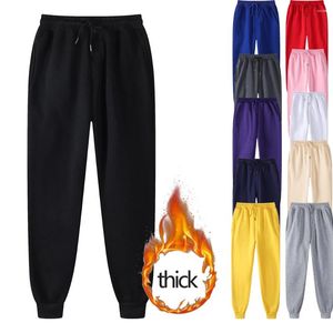 Herenbroeken fleece trainingsbroek joggers winterbroek zijzakken elastische taille comfort warm dagelijkse casual unisex