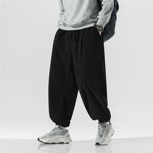 Pantalons pour hommes pour hommes Streetwear taille élastique cordon Harem Baggy ample Hippie pantalons longs avec poches vêtements