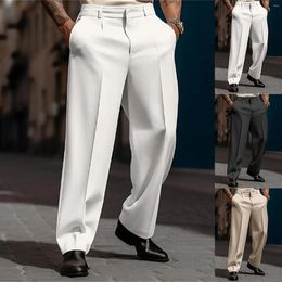 Pantalones para hombres Formal Inclinado Bolsillo Tubo recto Color sólido Cómodo y transpirable Tecnología al aire libre Deportes para hombre 12 Calcetín