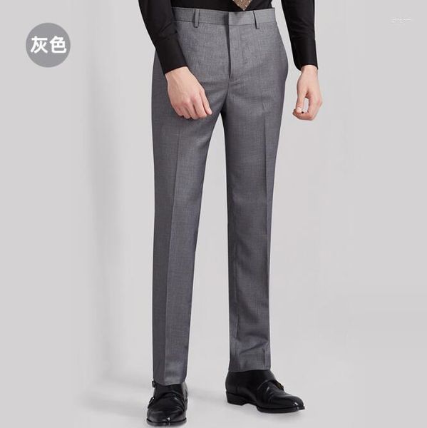 Pantalones para hombres Four Seasons General Business Vestido juvenil Casual Slim Fit Spot Tubo recto Trabajo suelto para hombres