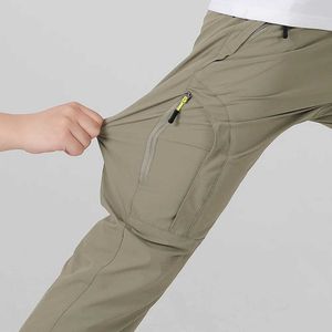 Pantalon pour hommes pantalon à séchage rapide élastique à quatre côtés adapté au pantalon extérieur de Mens Mountain Léger et adapté aux femmes Summer Elastic Pantsl2404