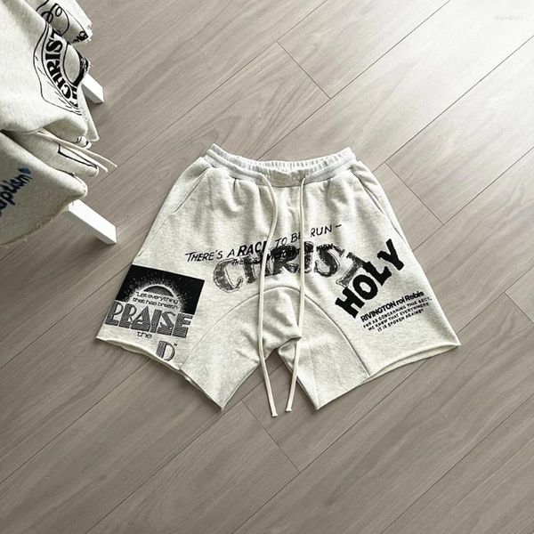 Pantalon pour hommes Frog Drift Streetwear Y2K RRR123 Pantalon de survêtement court ample Baggy Short de basket-ball cargo