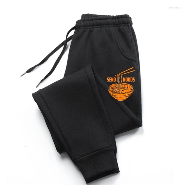 Pantalons pour hommes Funny Send Noods - Noodles GifMen Pantalons pour hommes et coton Casual Man Stre