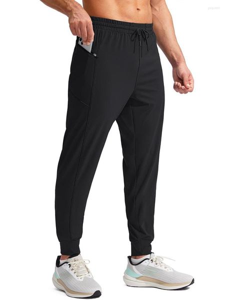 Pantalones de hombre G Gradual Joggers de hombre con bolsillos con cremallera Pantalones de chándal atléticos elásticos para hombres Entrenamiento Correr Correr