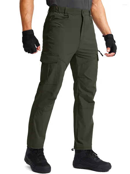 Pantalon pour hommes G Gradual Résistant à l'eau Coupe décontractée Tactique Combat Armée Cargo Travail avec multi-poches