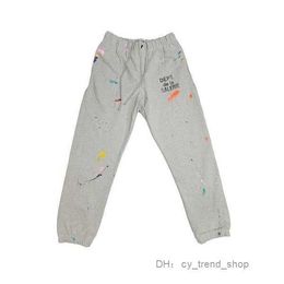 Herenbroeken Galleries Dept Designer Joggingbroek Sport 7216b Painted Flare Sweat Pant Ink Splashing Hand-painted Graffiti High Street Loose 28