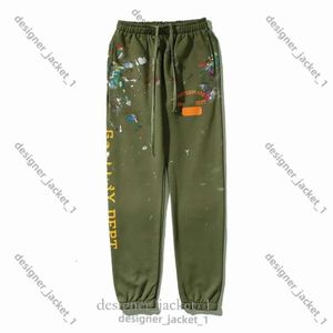 Pantalon pour hommes galerie pantalon pantalon pantalon masculin pantalon multi-panneau évasé les femmes sports lâches galerie de pantalon de survêtement décontracté de rue High Street A91d