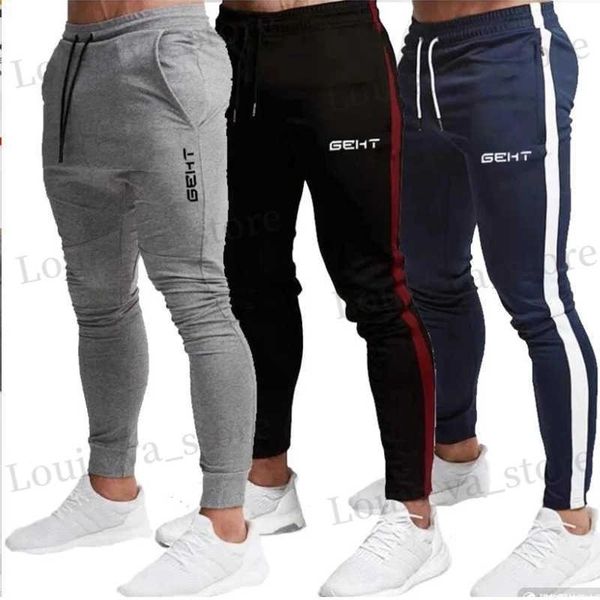 Pantalones para hombres Geht Brand Casual Skinny Pants Mens Joggers Pantalones de chándal Pantalones Track Pants New Autumn Masculino Moda T240419