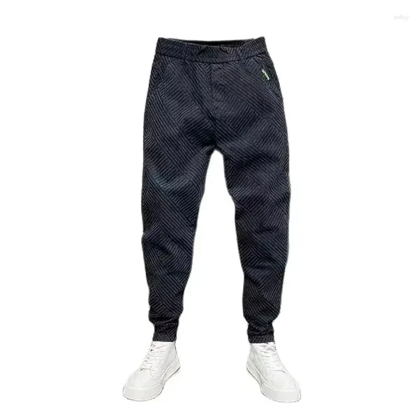 Pantalones para hombres Suministros de golf Moda Casual Ropa de primavera 2024 Ropa deportiva de rayas coreanas