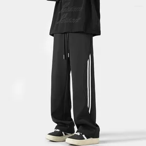 Pantalon masculin Sports noirs gris Fashion Strucy-Sweat Pants de survêtement