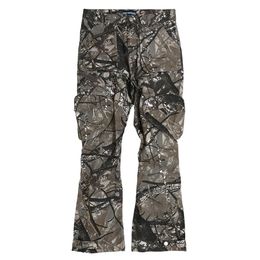 Pantalon pour hommes Harajuku Y2K grande poche camouflage cordon de serrage cargo droit lâche hip hop salopette décontractée surdimensionné pantalon unisexe 231016